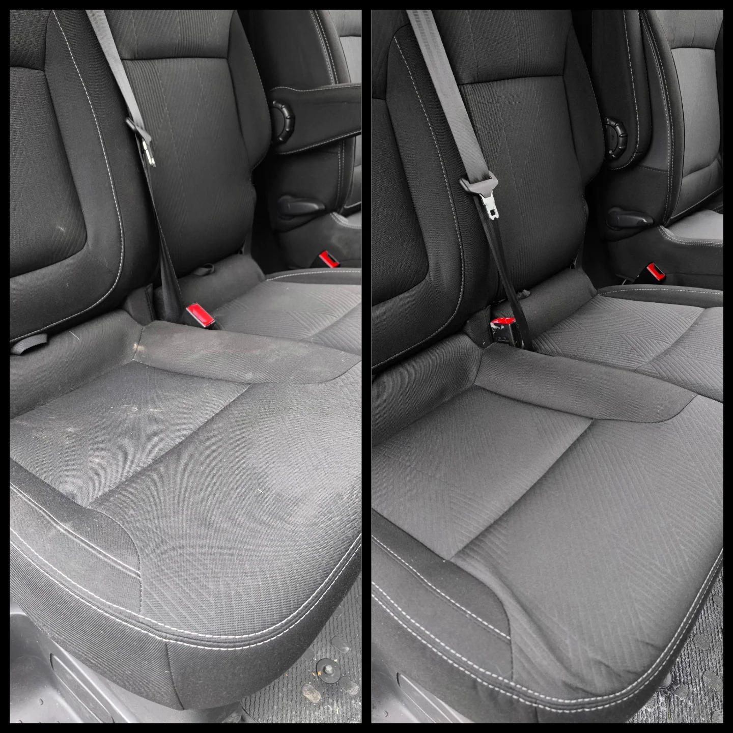 Sièges de voiture débarrassés des poils d’animaux